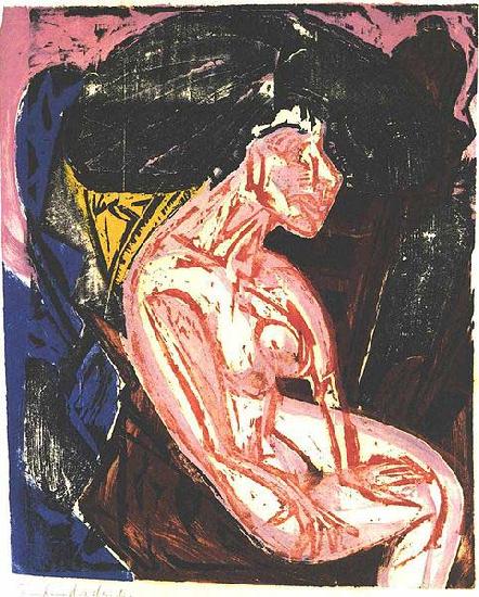 Ernst Ludwig Kirchner Female lover oil painting image